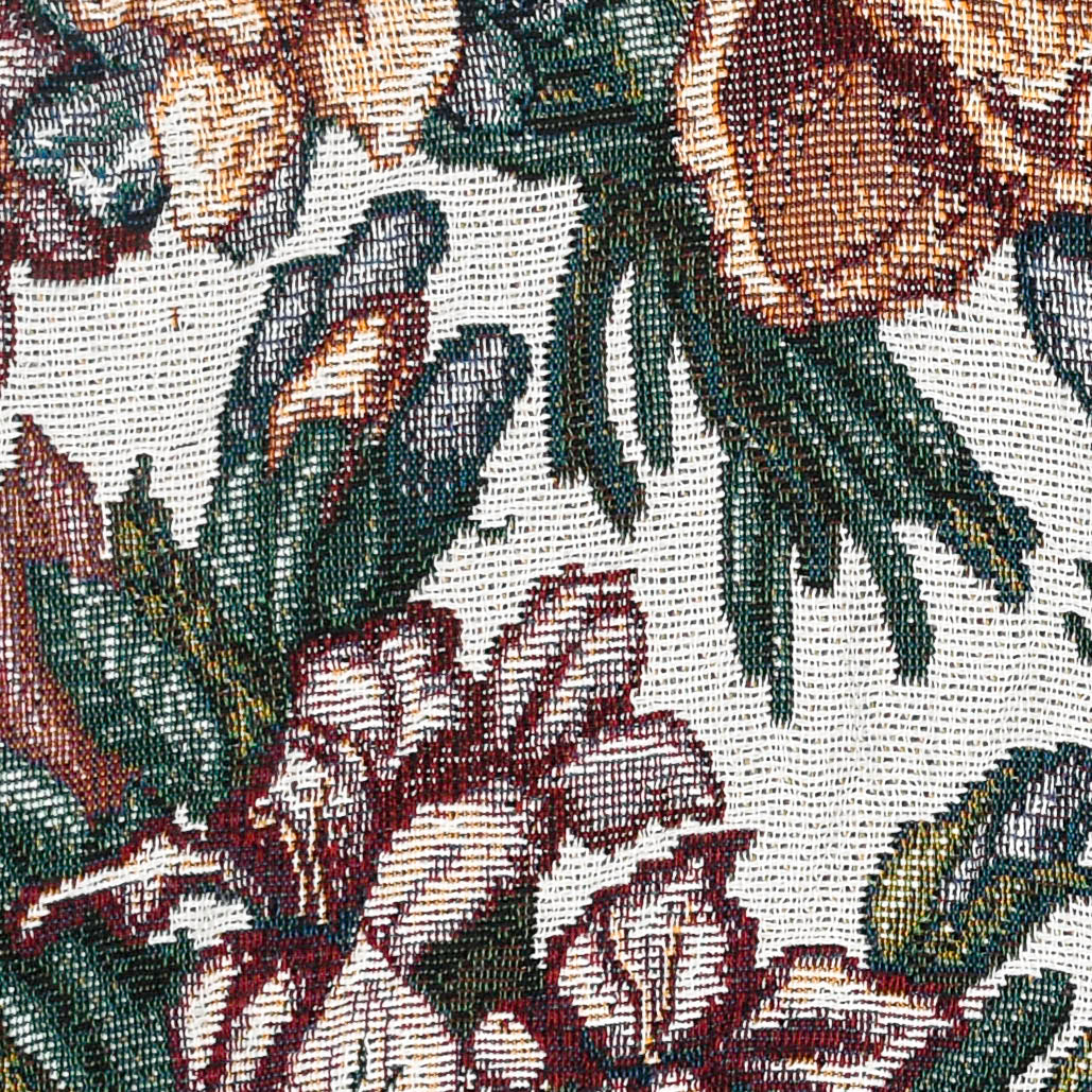 Floral Patchwork Tapestry Zip Up Hoodie