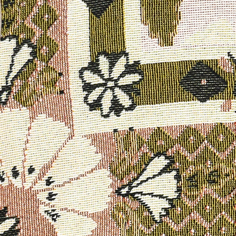 Flower Tapestry Patchwork Zip Up Hoodie