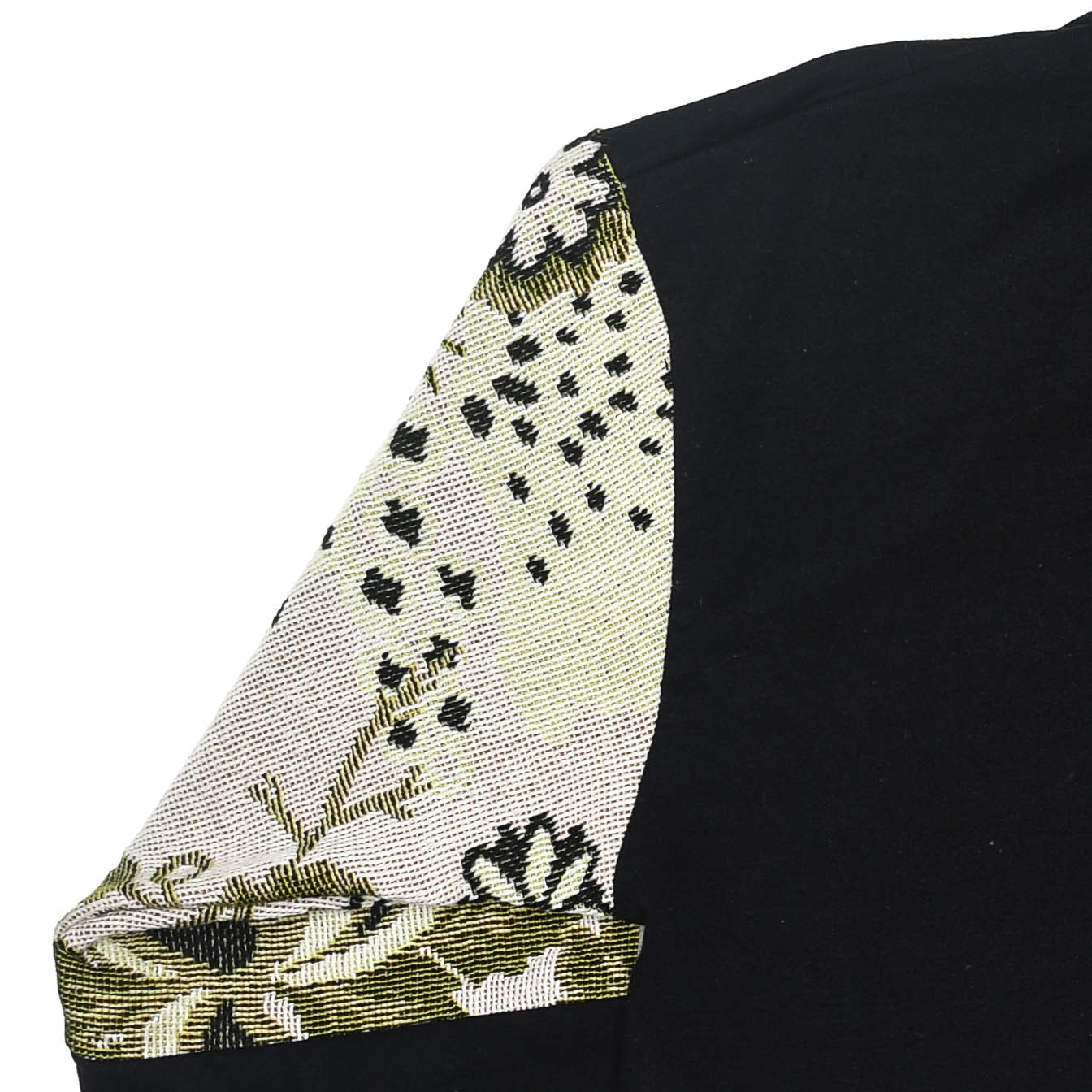 Flower Tapestry Patchwork Zip Up Hoodie