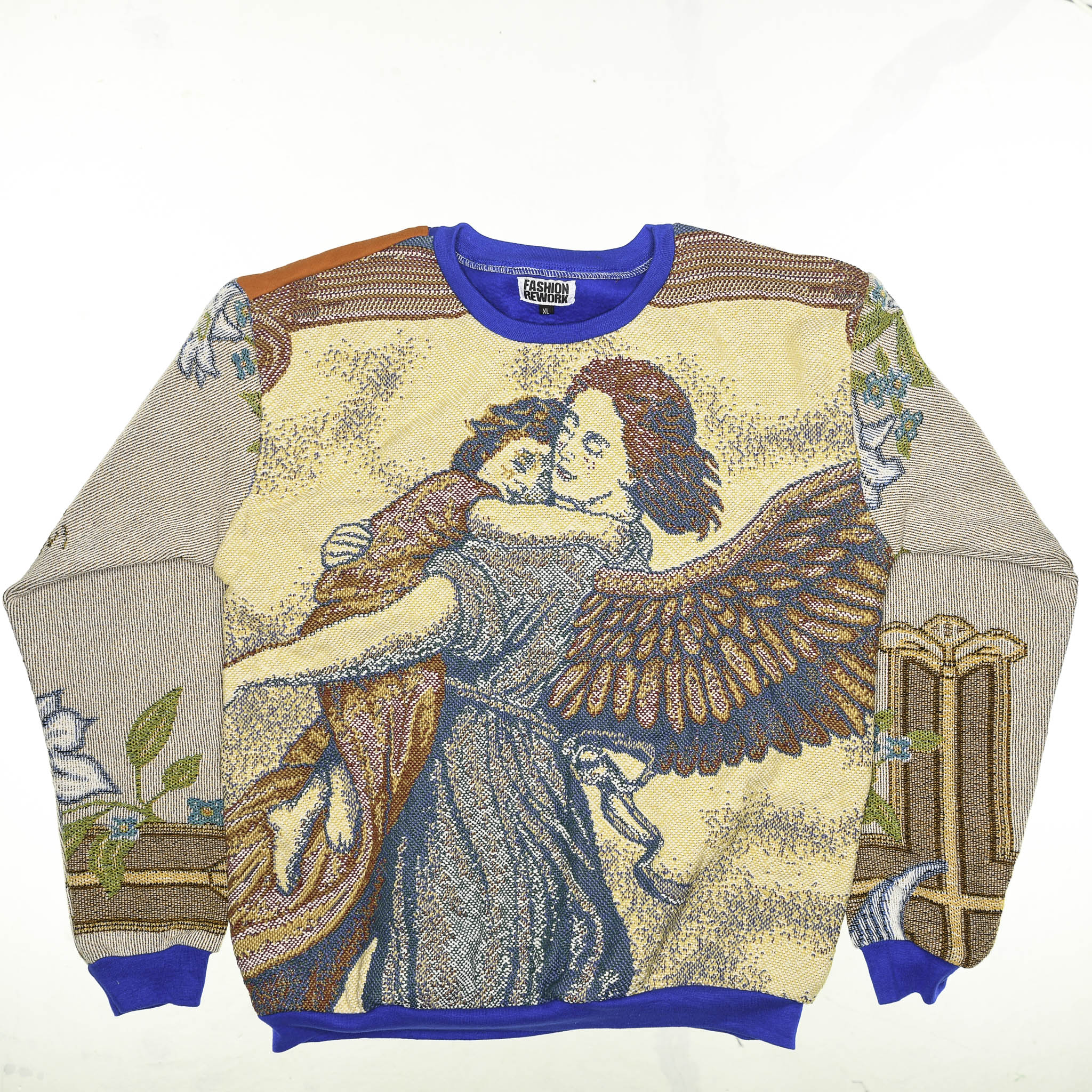 Angel Tapestry Panel Pullover
