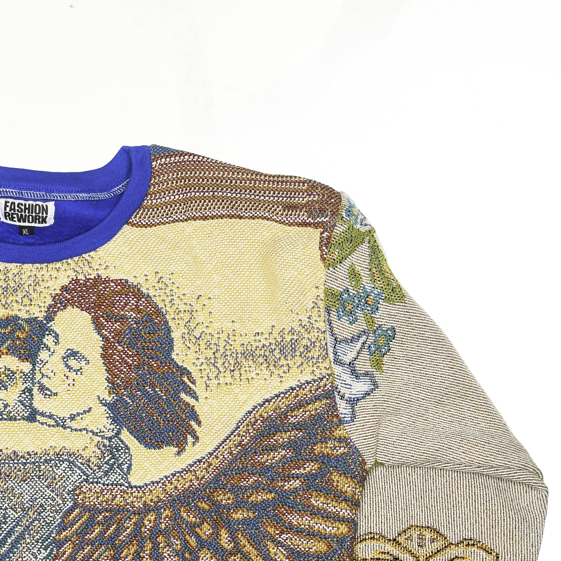 Angel Tapestry Panel Pullover