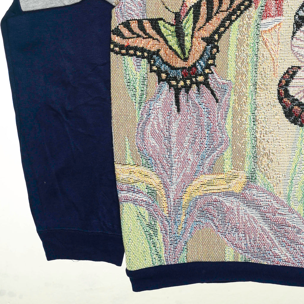 Butterfly Tapestry Panel Pullover