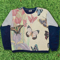 Butterfly Tapestry Panel Pullover