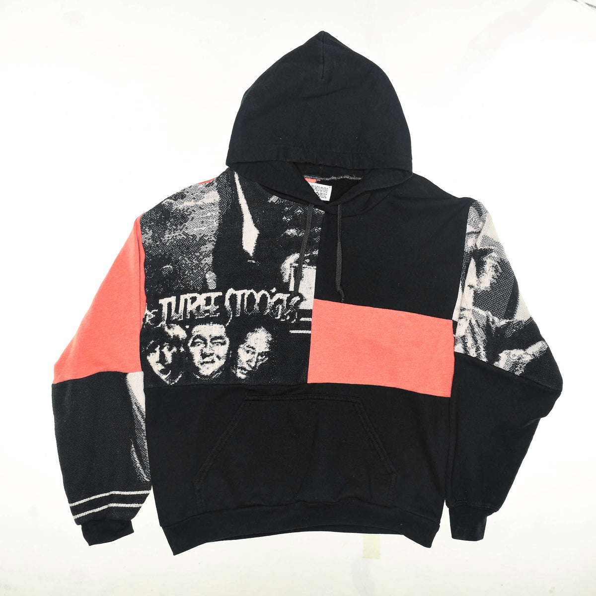 Three Stooges Patchwork Tapestry Hoodie