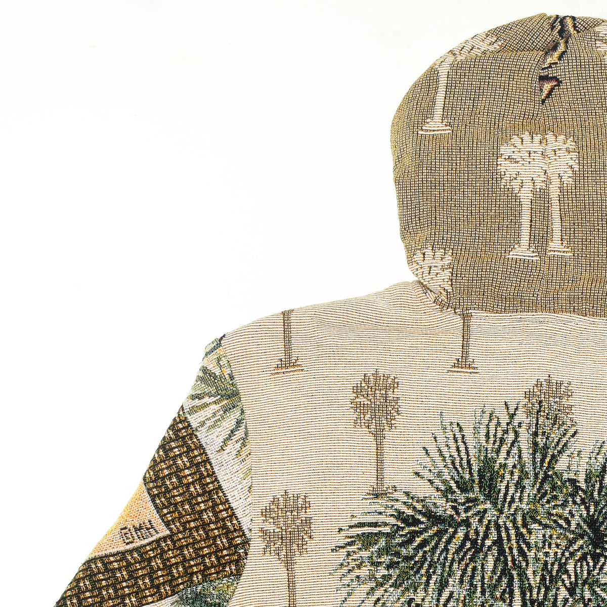 Tropical Palm Tree Double Tapestry Zip Through