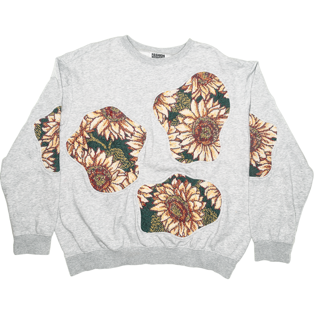 Sunflower Amoeba Tapestry Pullover