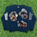 Blue Skies & Horses Amoeba Tapestry Pullover