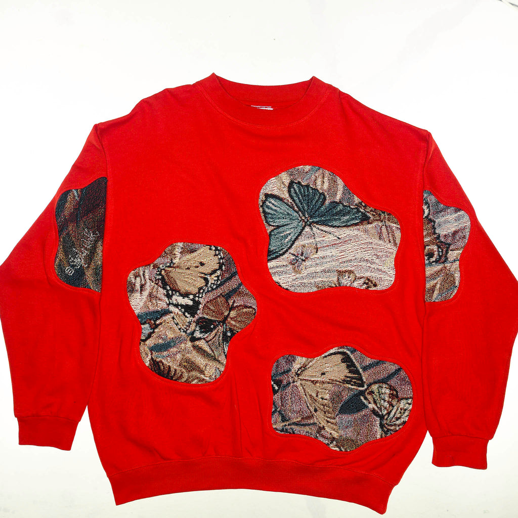 Butterfly Amoeba Tapestry Pullover