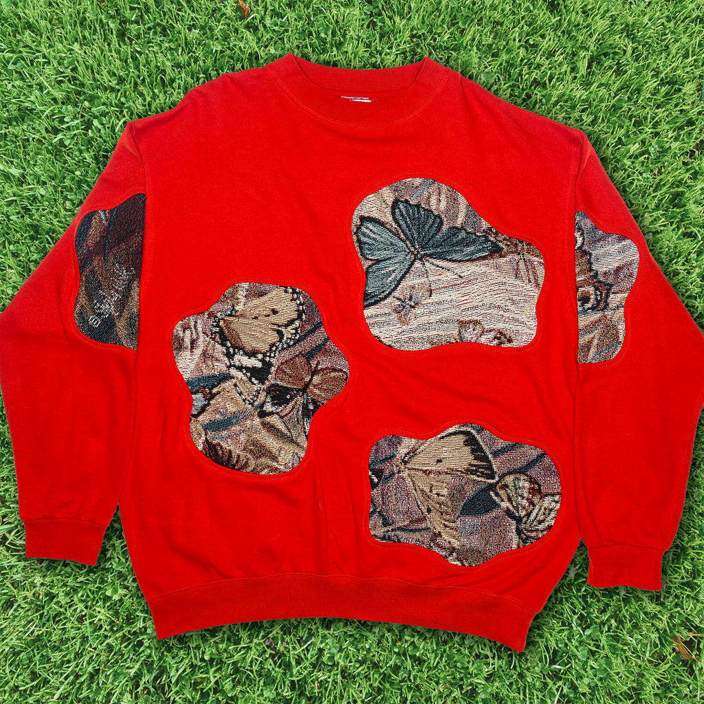 Butterfly Amoeba Tapestry Pullover