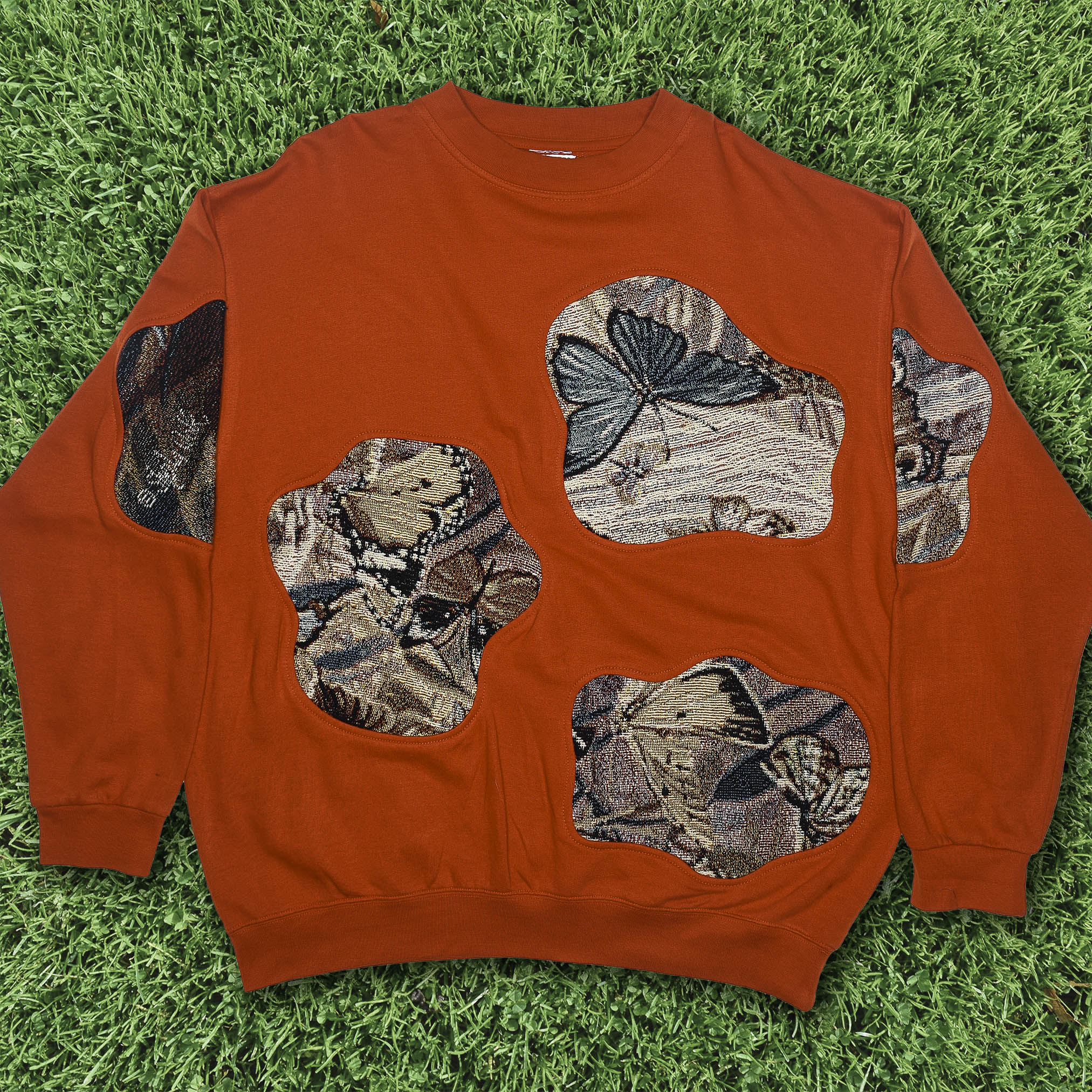 Butterfly Amoeba Tapestry Pullover