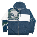 Penn State Football Tapestry Patchwork Zip Up Hoodie