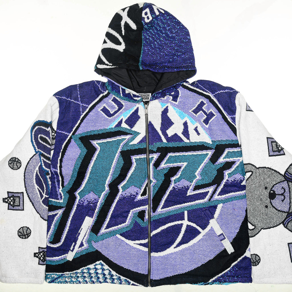Utah Jazz Double Tapestry Zip Through