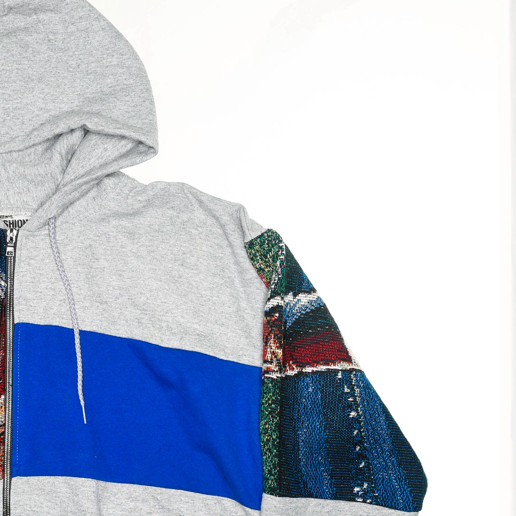 Kansas City Chiefs Patchwork Tapestry Zip Up Hoodie