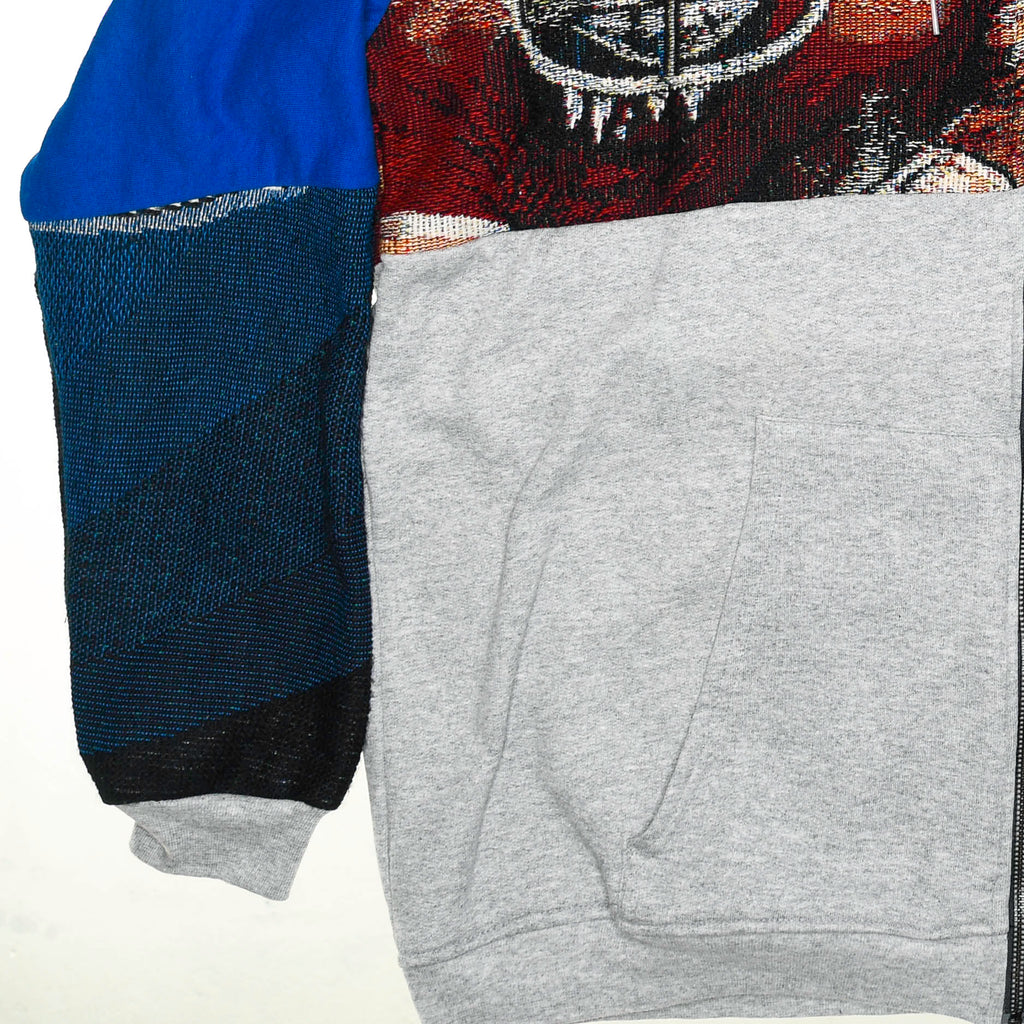 Kansas City Chiefs Patchwork Tapestry Zip Up Hoodie