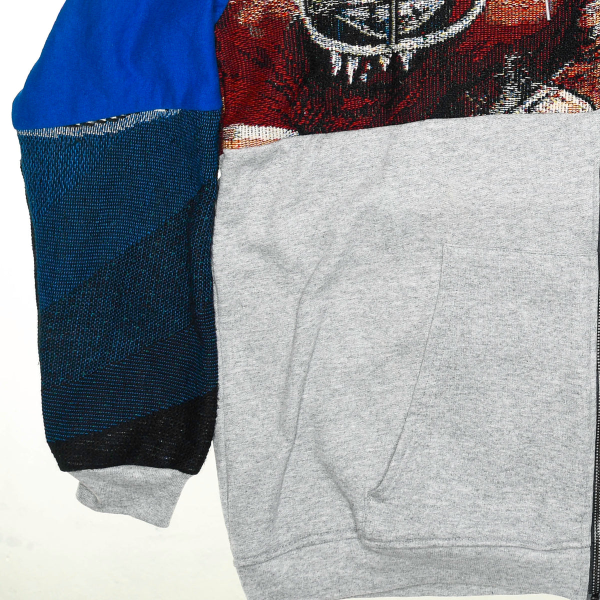 Kansas City Chiefs Patchwork Tapestry Zip Up Hoodie