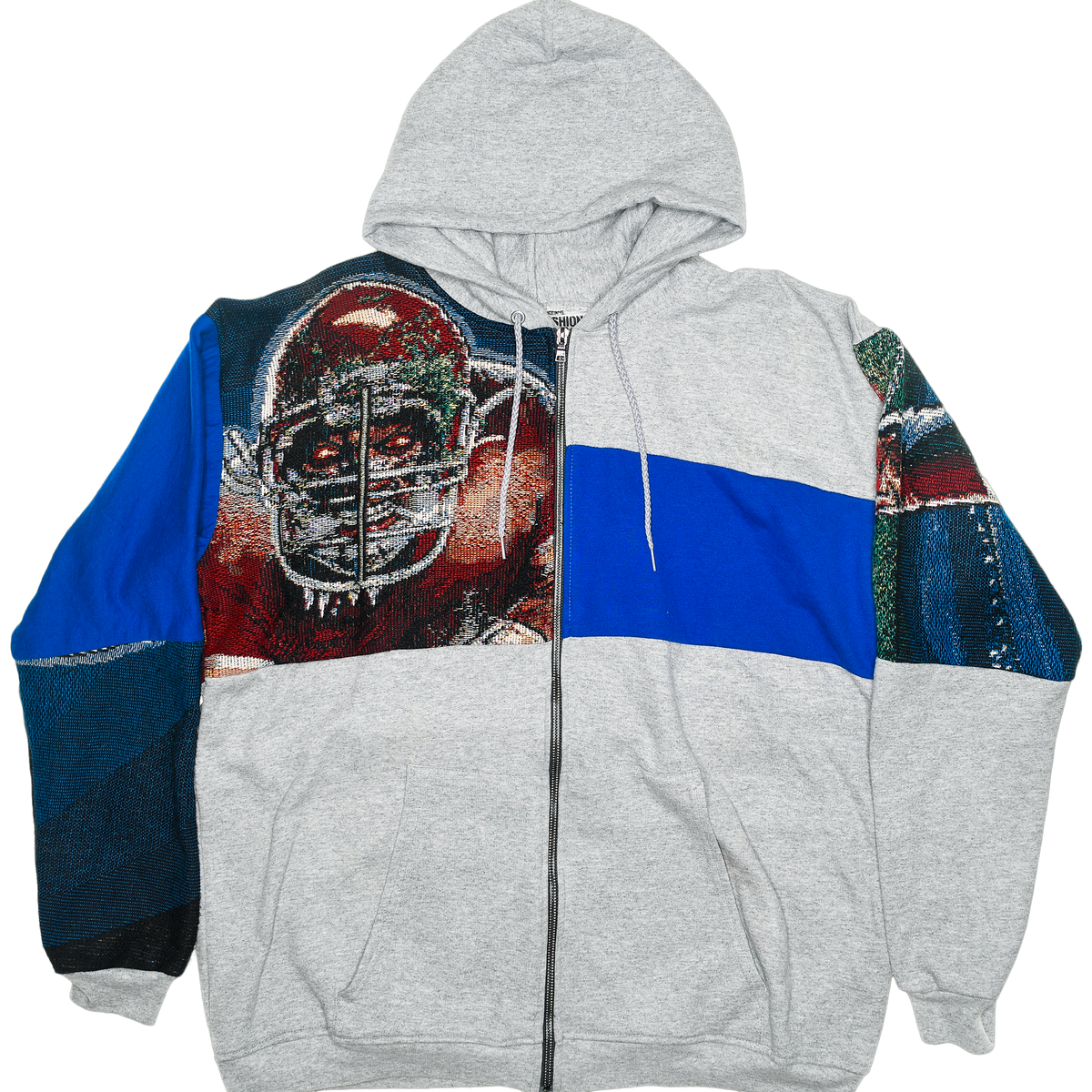 Kansas City Chiefs Patchwork Tapestry Zip Up Hoodie
