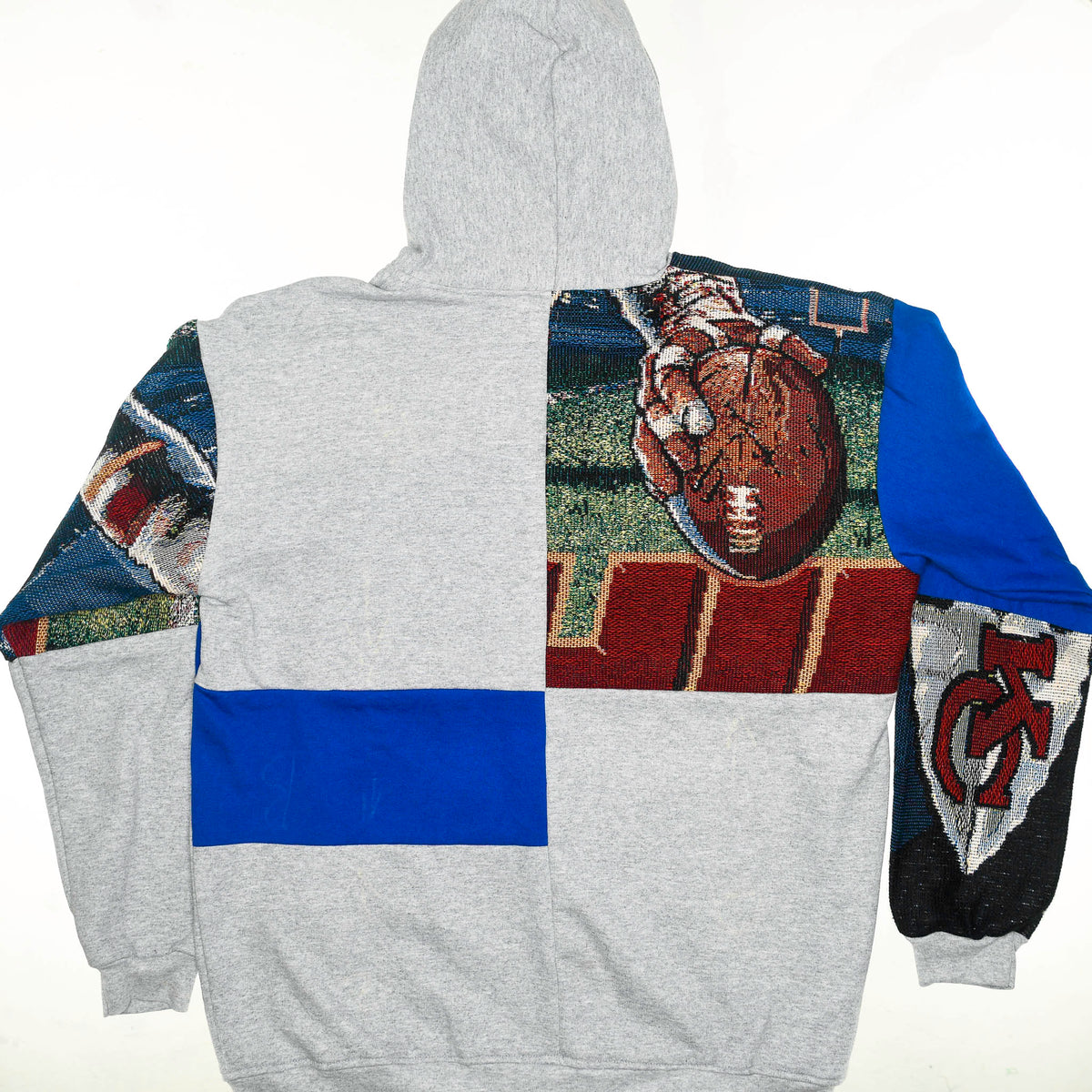 Kansas City Chiefs Patchwork Tapestry Zip Up Hoodie