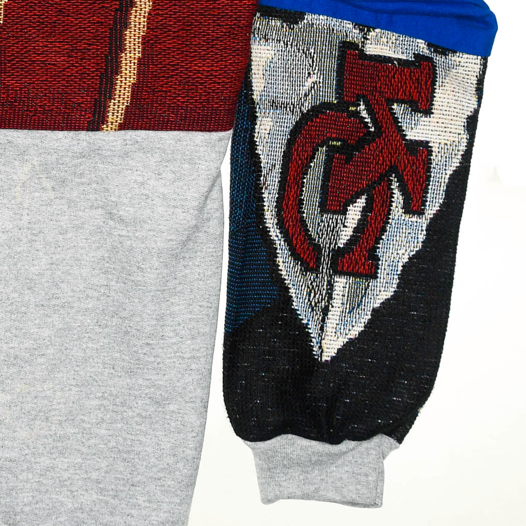 Kansas City Chiefs Patchwork Tapestry Zip Up Hoodie
