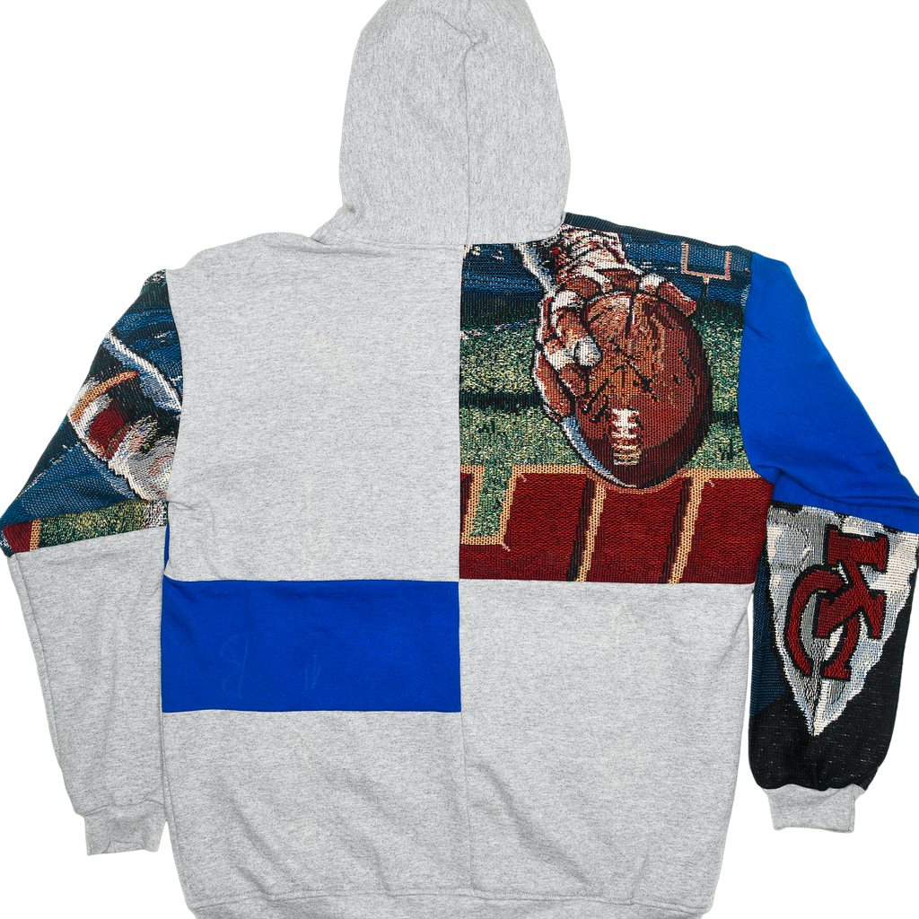 Kansas City Chiefs Patchwork Tapestry Zip Up Hoodie