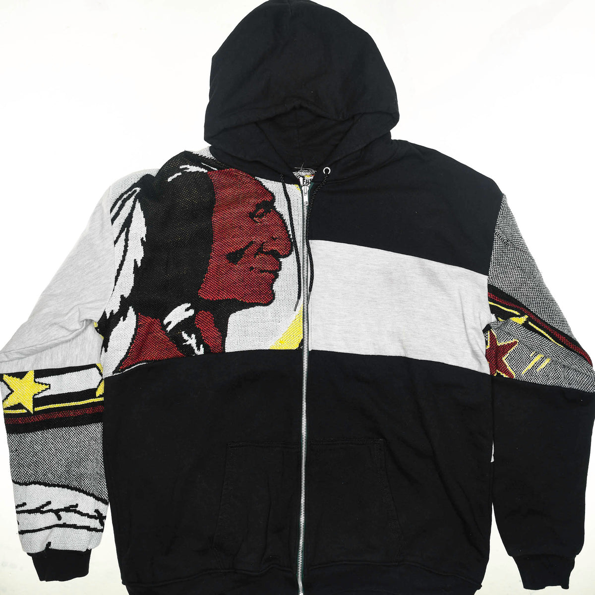 Washington Redskins Tapestry Patchwork Zip Up Hoodie