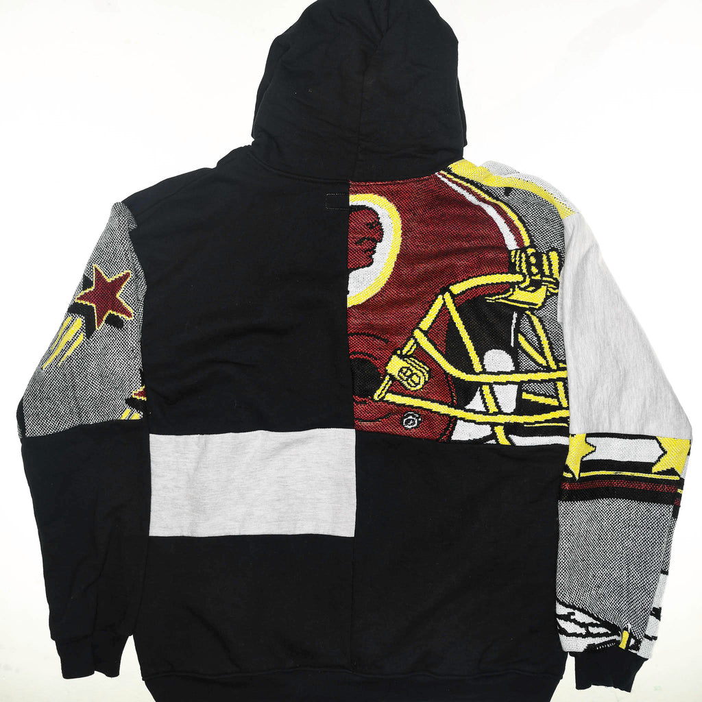 Washington Redskins Tapestry Patchwork Zip Up Hoodie