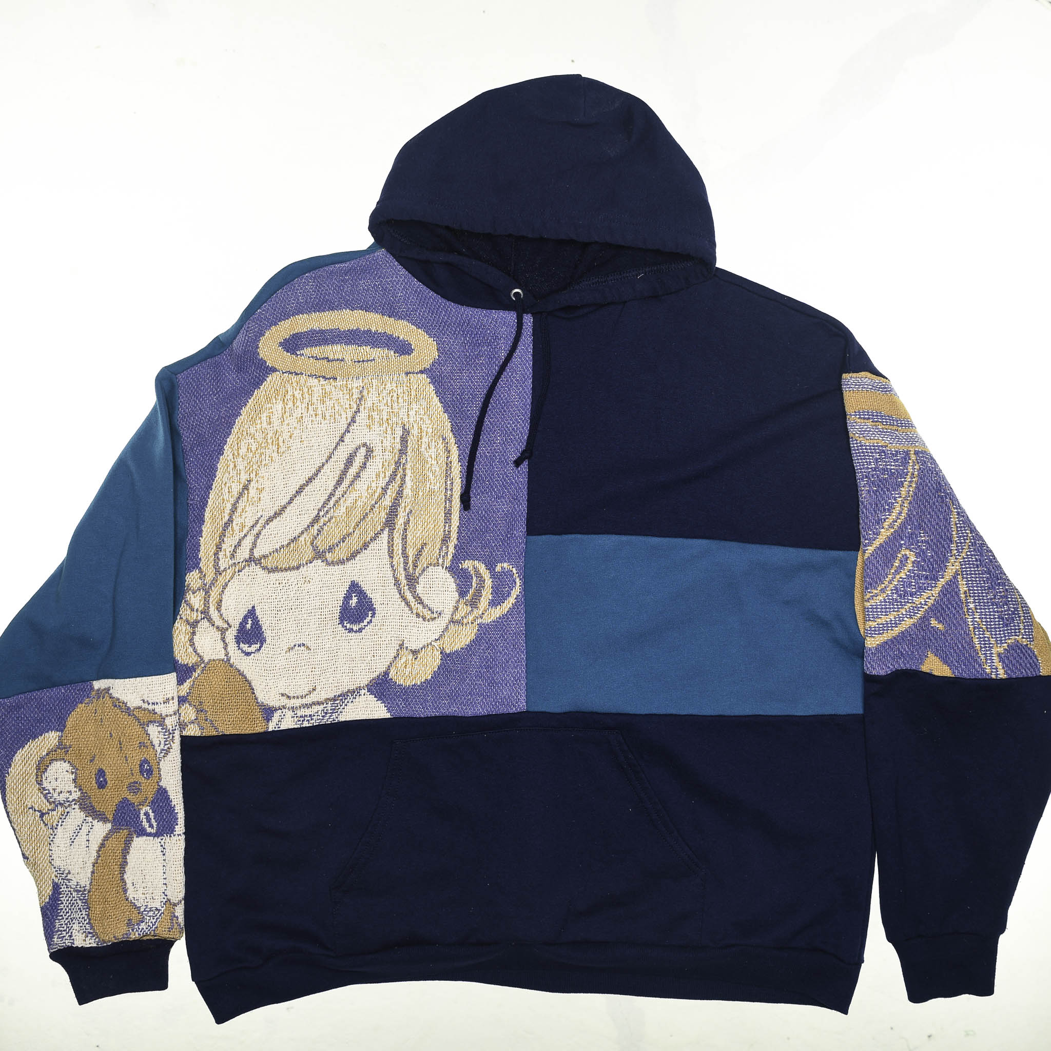 Little Angel Patchwork Tapestry Hoodie