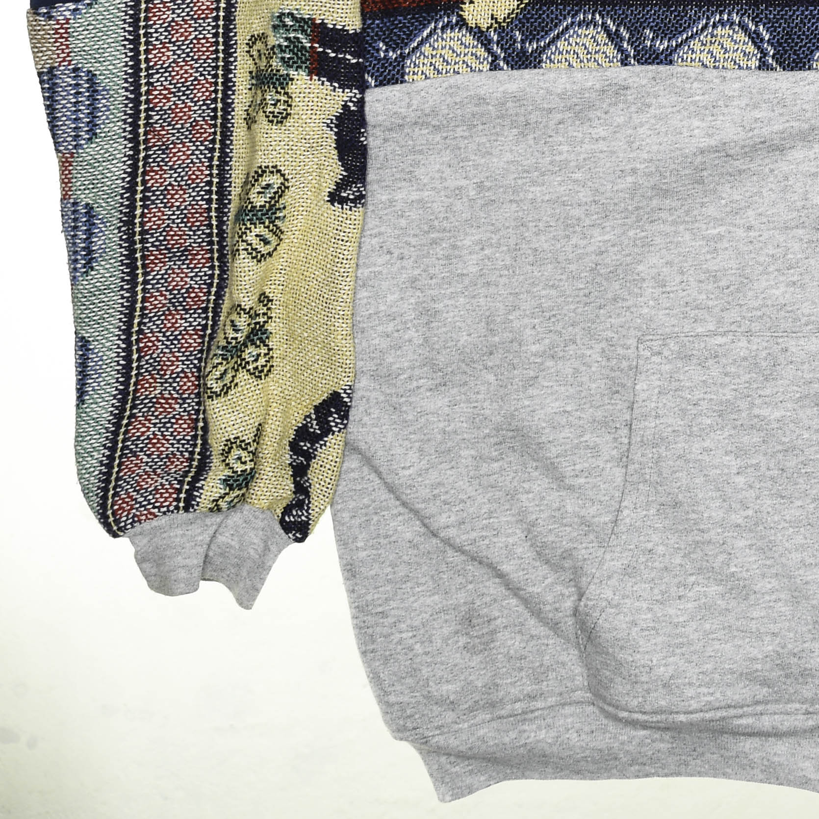 Playing Cats Patchwork Tapestry Zip Up Hoodie