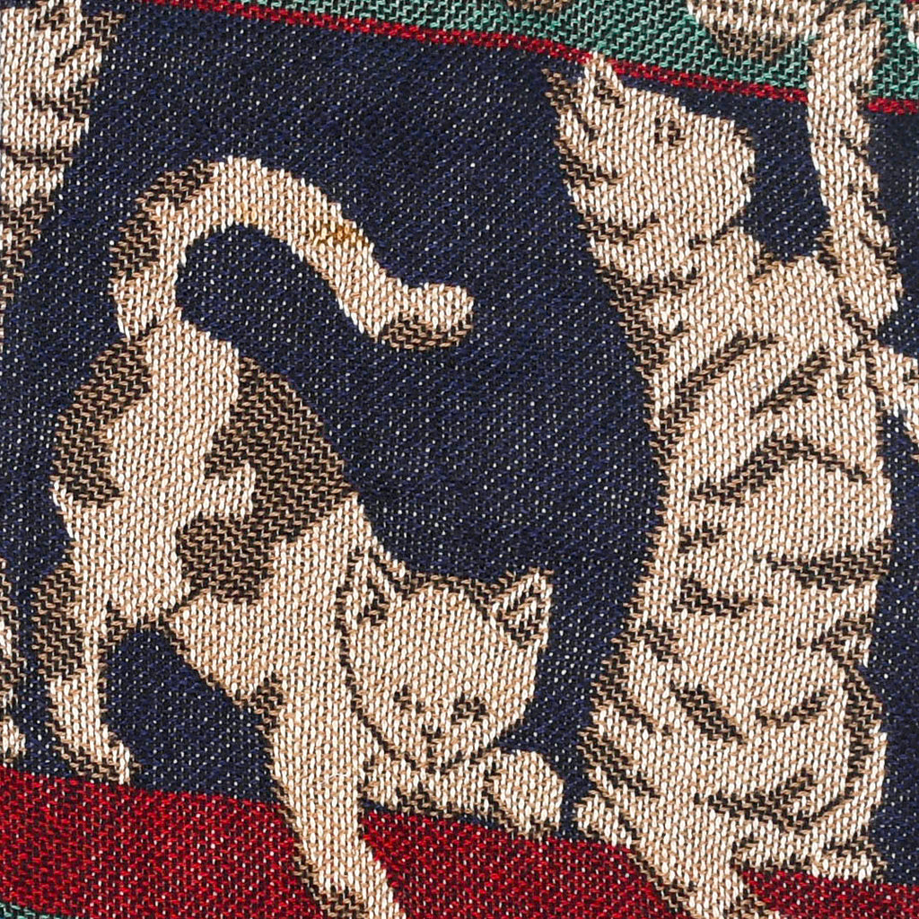 Playing Cats Patchwork Tapestry Zip Up Hoodie