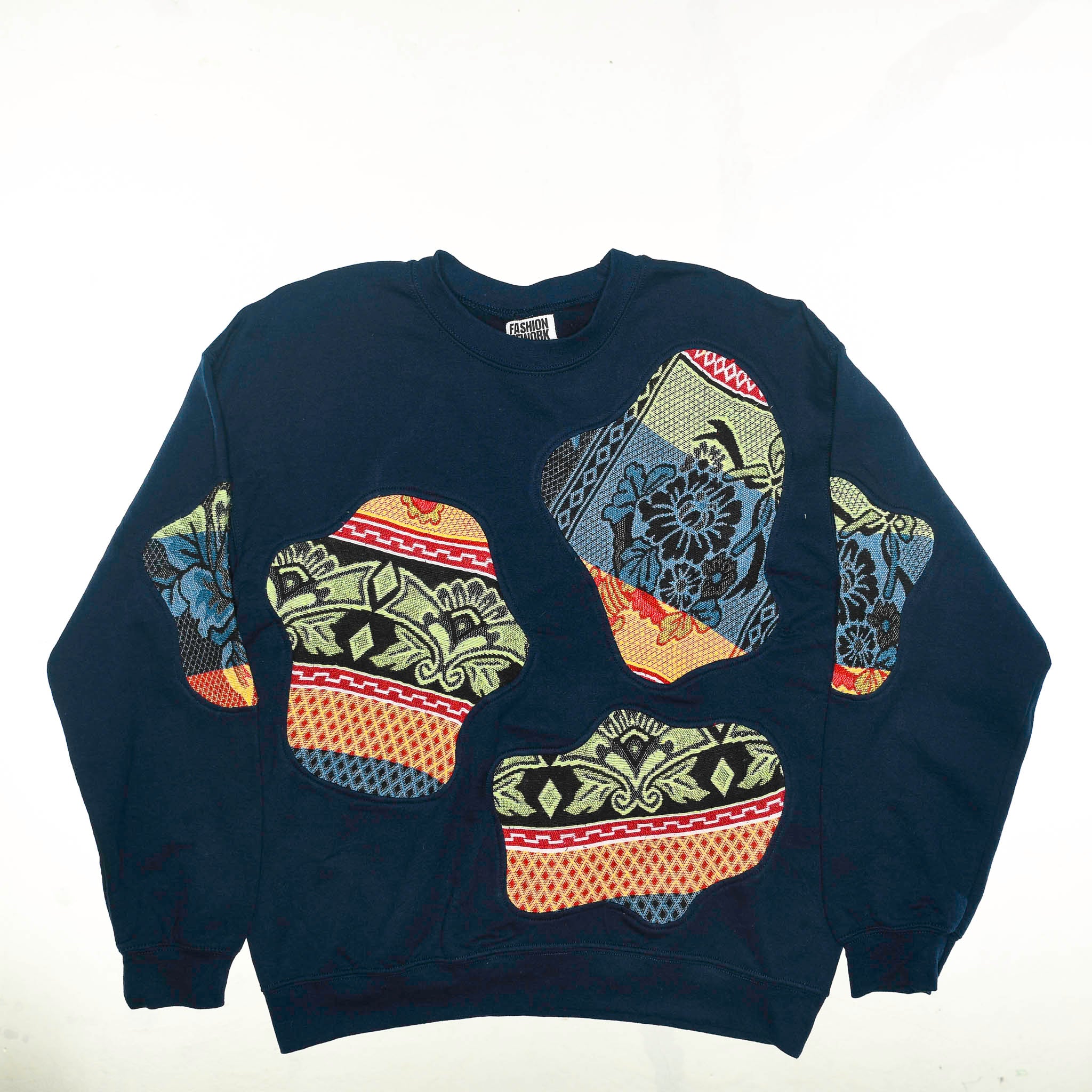 Patterned Amoeba Tapestry Pullover