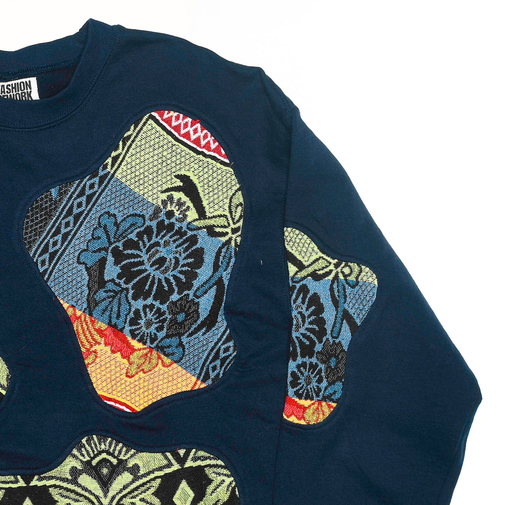 Patterned Amoeba Tapestry Pullover