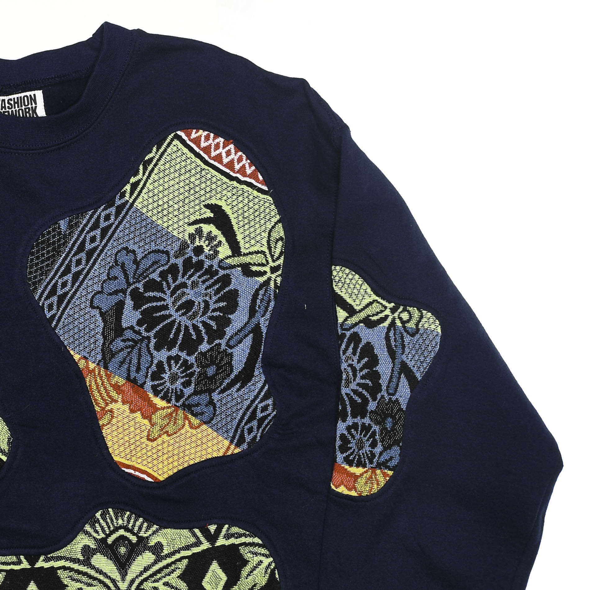 Patterned Amoeba Tapestry Pullover