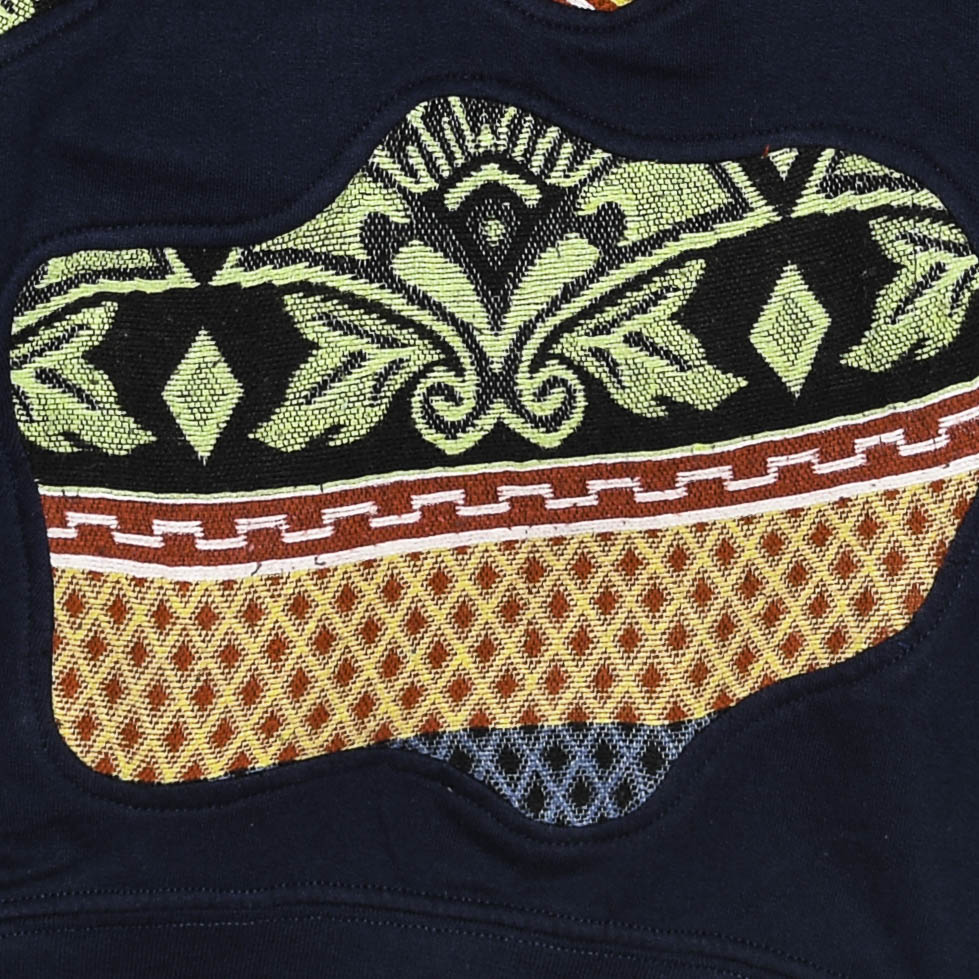 Patterned Amoeba Tapestry Pullover