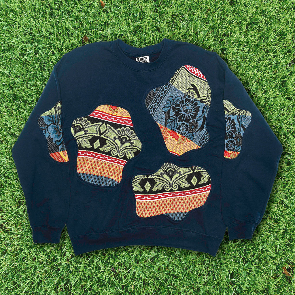 Patterned Amoeba Tapestry Pullover