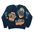 Floral Paisley Amoeba Tapestry Pullover