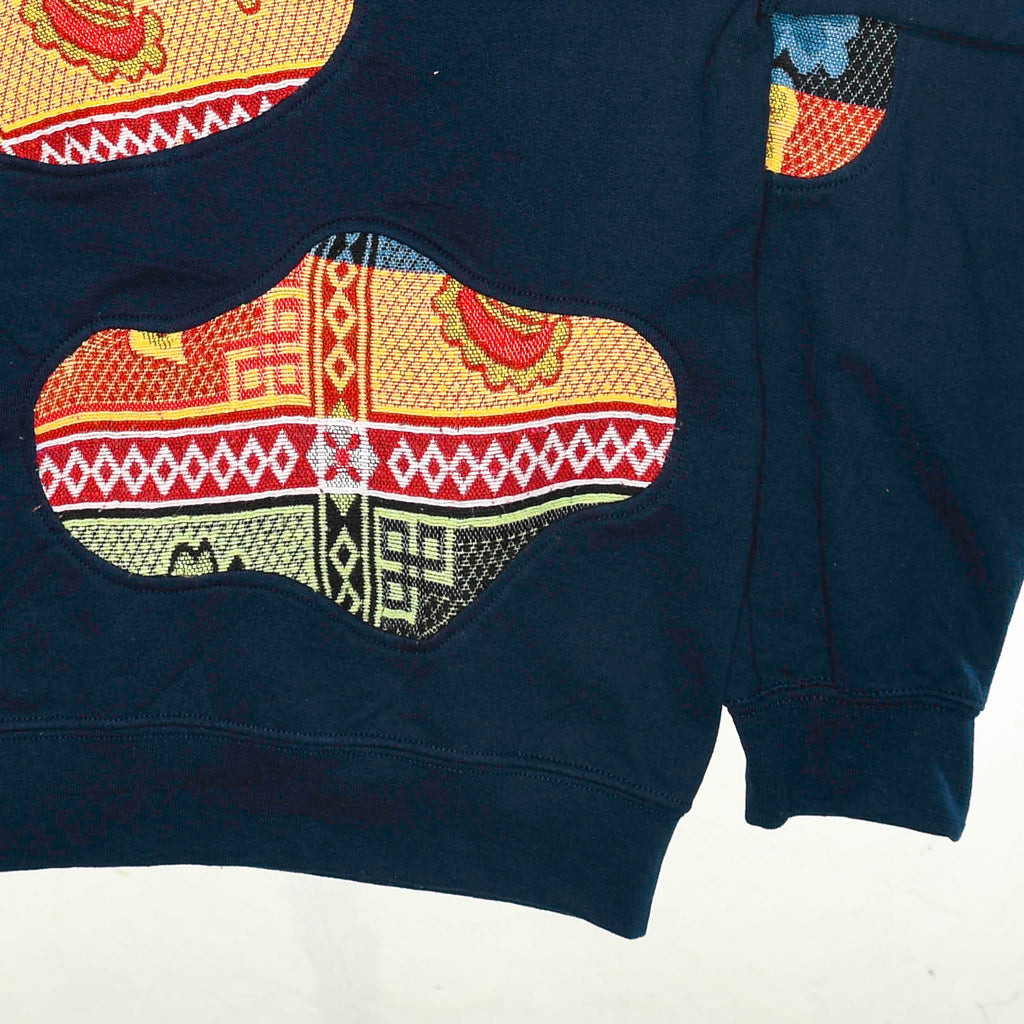 Patterned Amoeba Tapestry Pullover