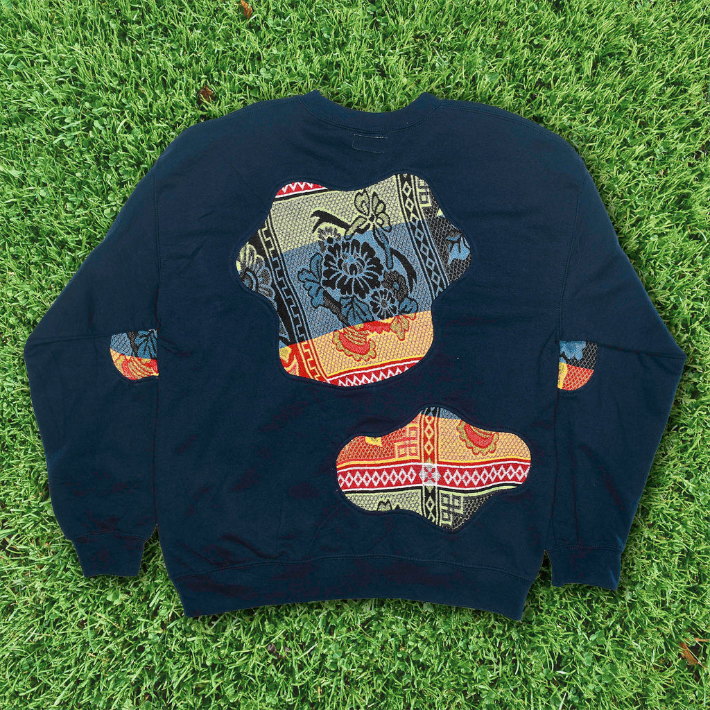 Patterned Amoeba Tapestry Pullover