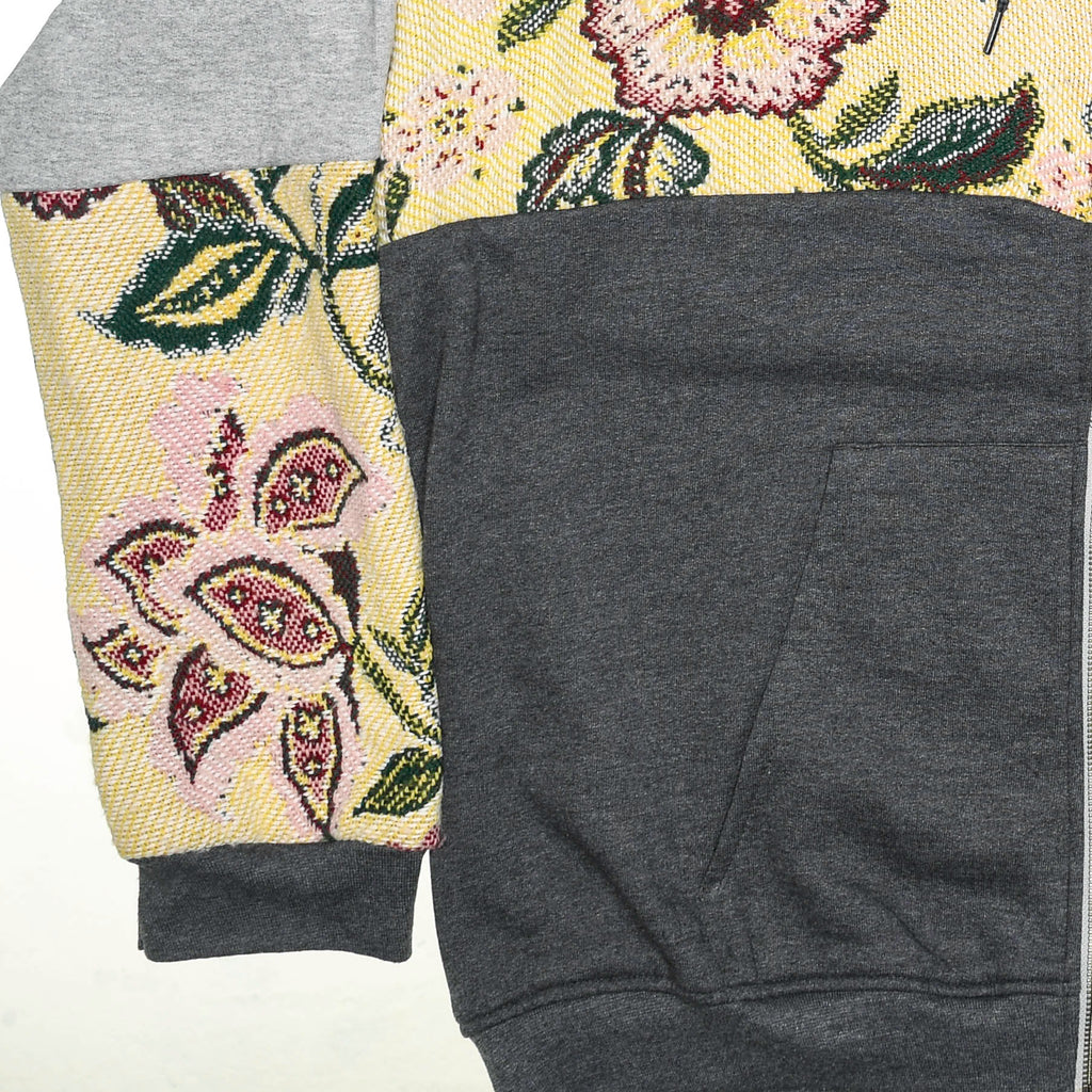 Paisley Florals Tapestry Patchwork Zip Up
