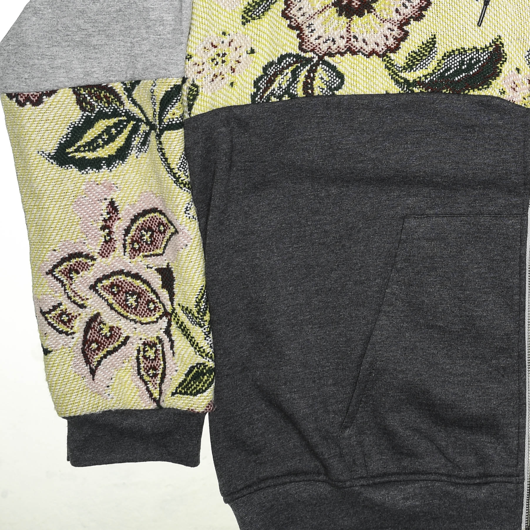 Paisley Florals Tapestry Patchwork Zip Up