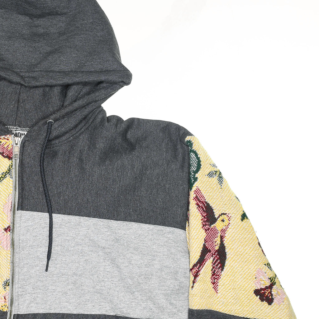 Paisley Florals Tapestry Patchwork Zip Up