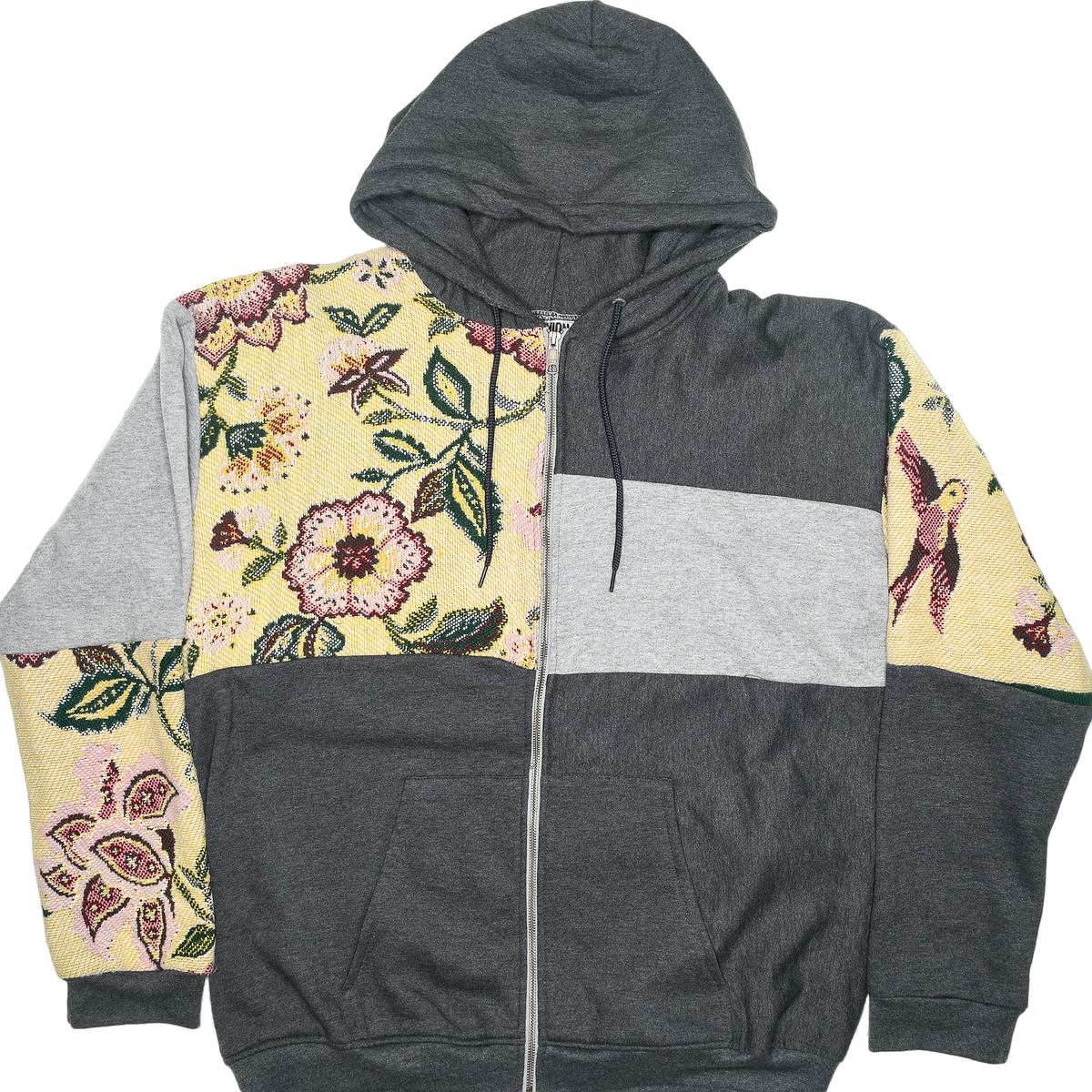Paisley Florals Tapestry Patchwork Zip Up