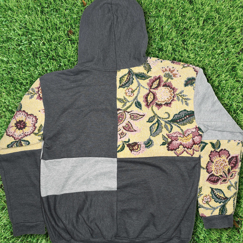 Paisley Florals Tapestry Patchwork Zip Up