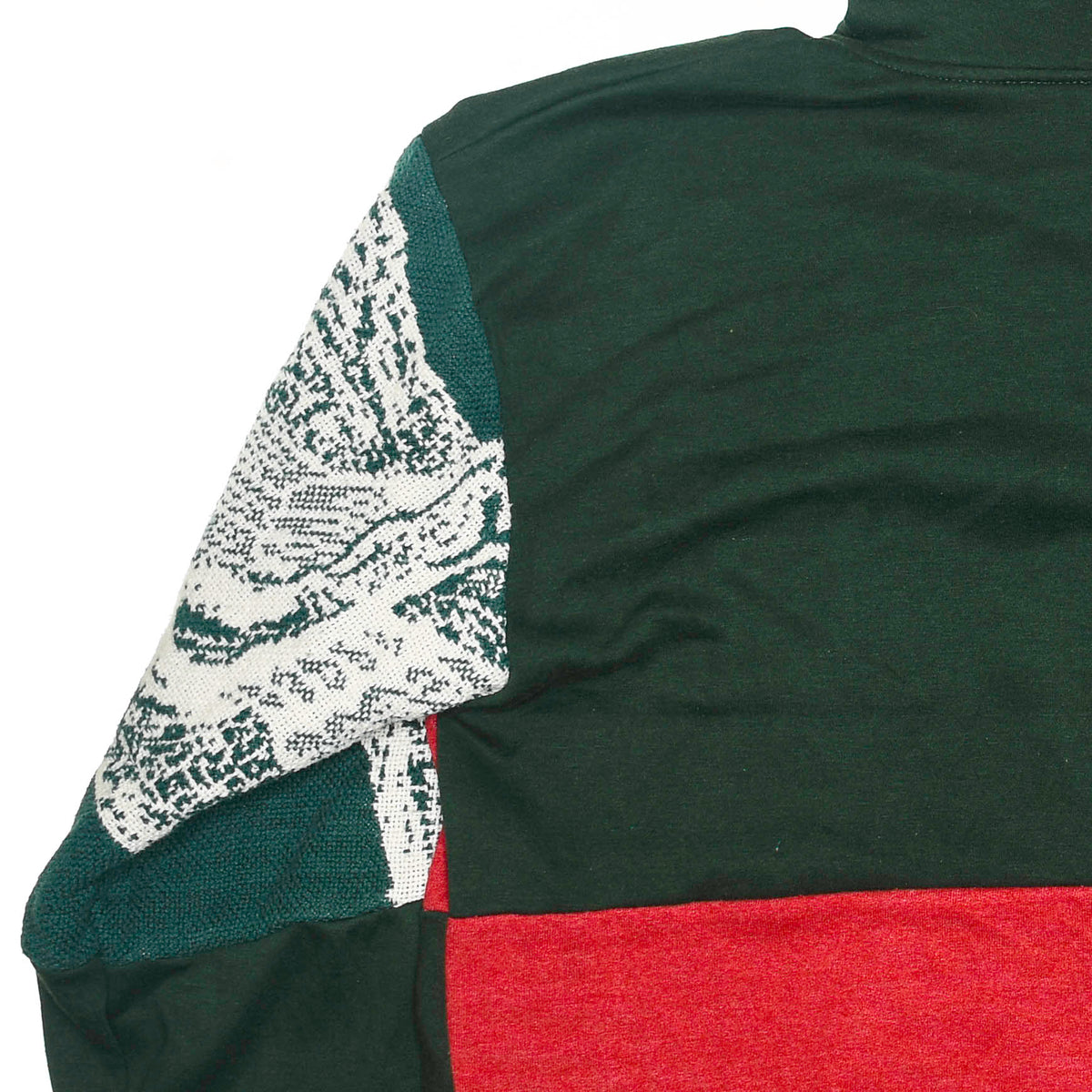 Owl Patchwork Tapestry Zip Up Hoodie