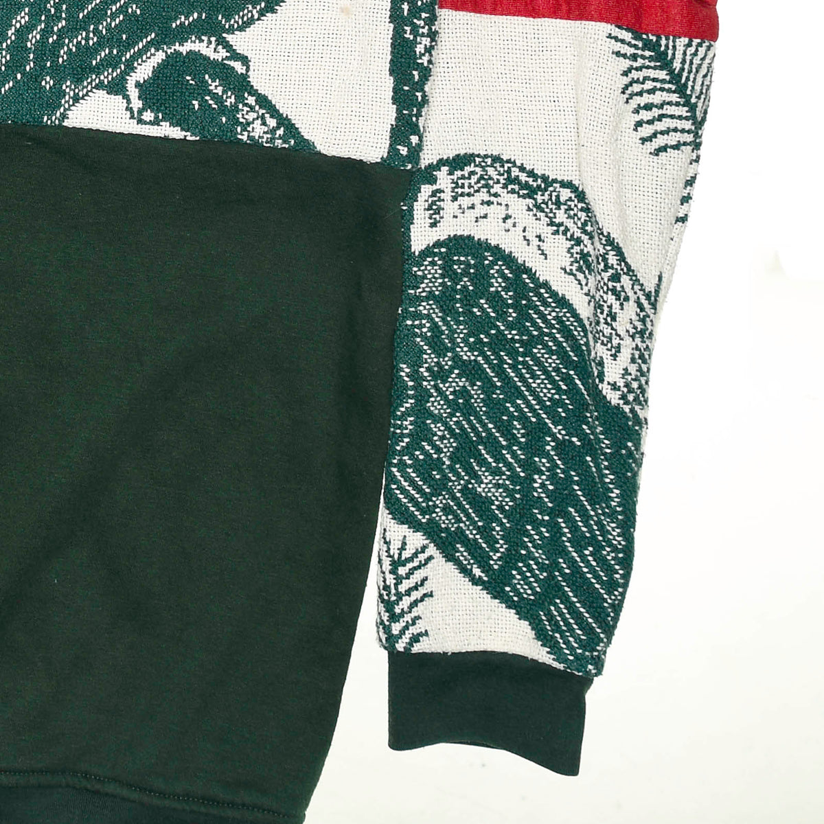 Owl Patchwork Tapestry Zip Up Hoodie