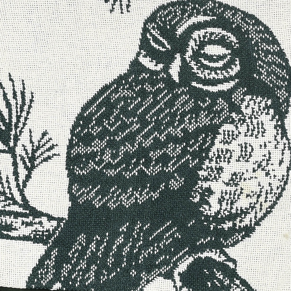 Owl Patchwork Tapestry Zip Up Hoodie