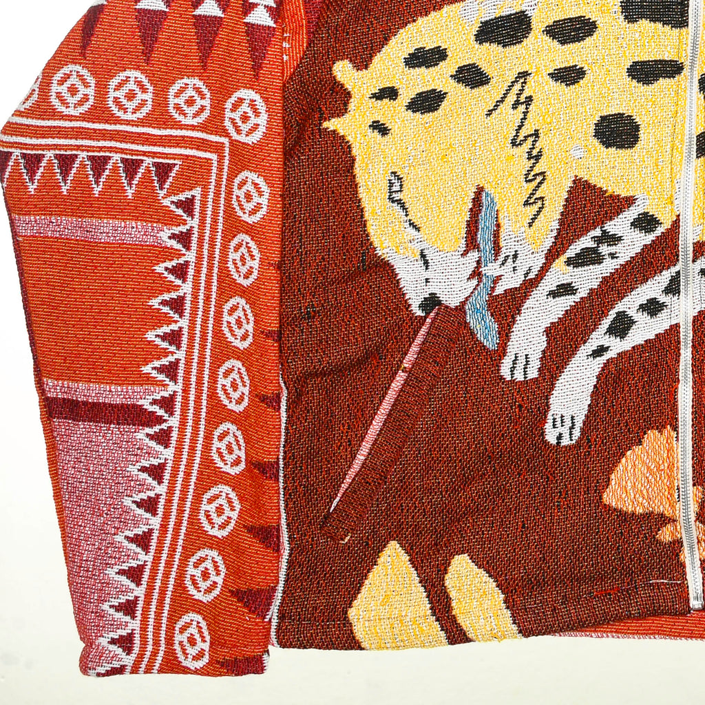 Cheetah Full Tapestry Zip Through