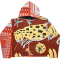 Cheetah Double Tapestry Zip Through