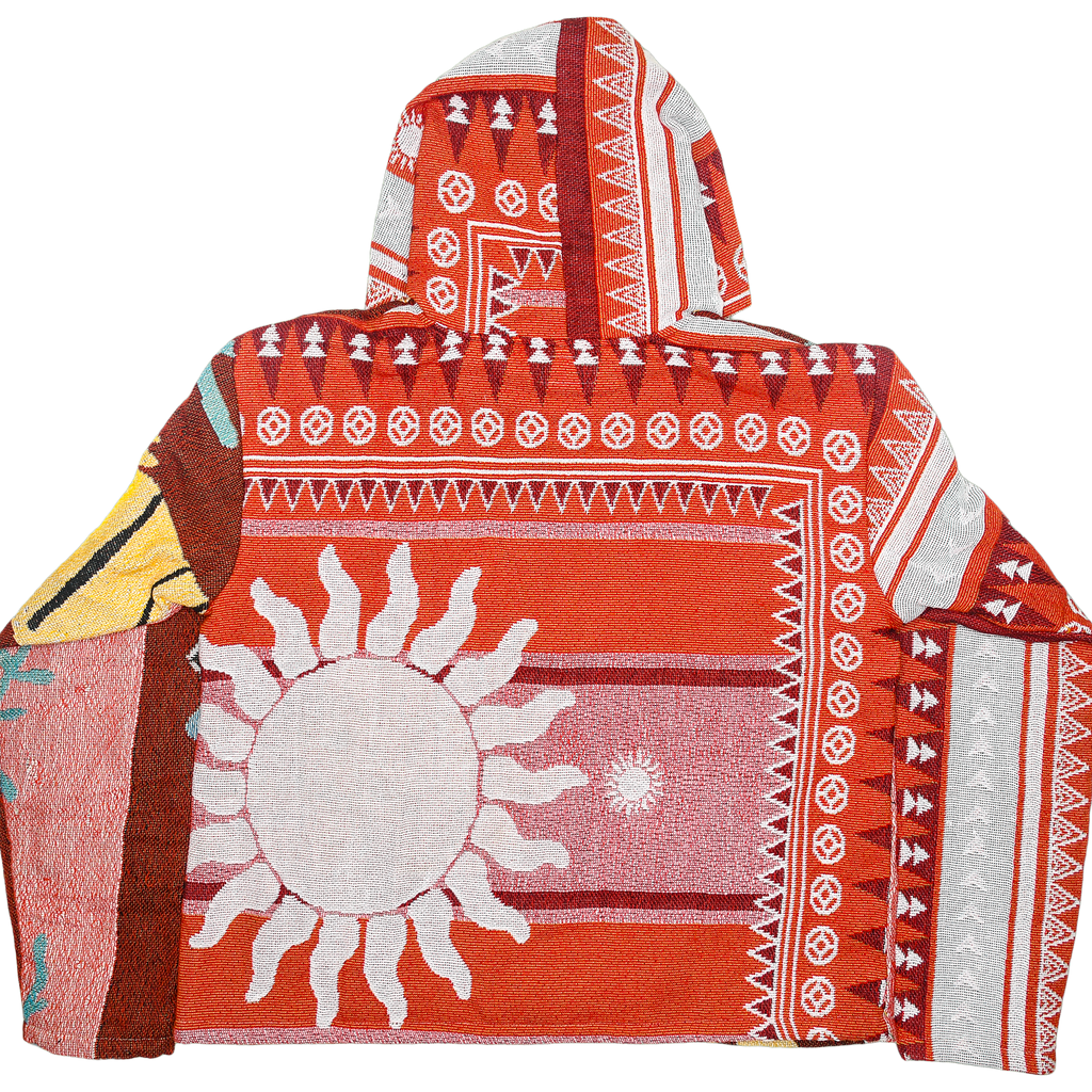 Cheetah Double Tapestry Zip Through
