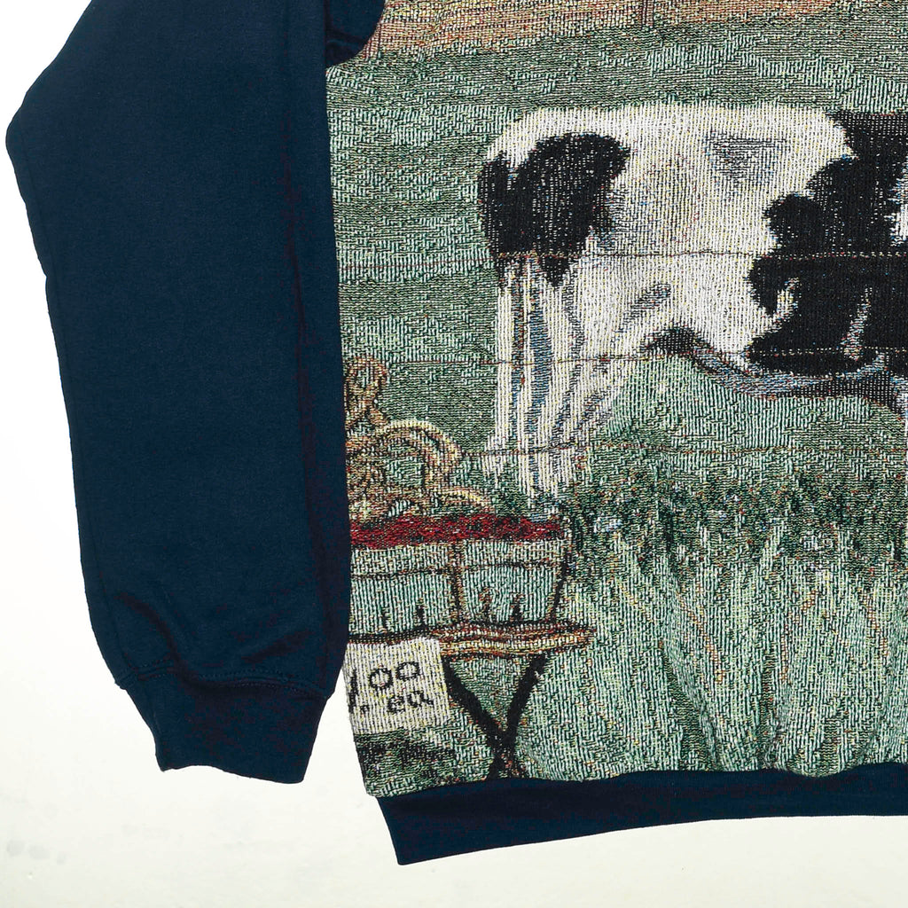 Dairy Cow Tapestry Panel Pullover