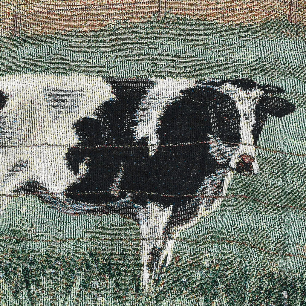 Dairy Cow Tapestry Panel Pullover