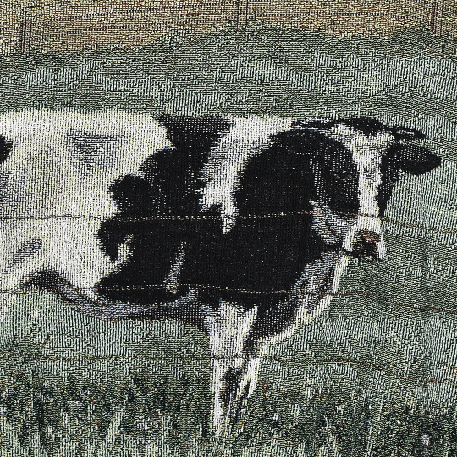 Dairy Cow Tapestry Panel Pullover